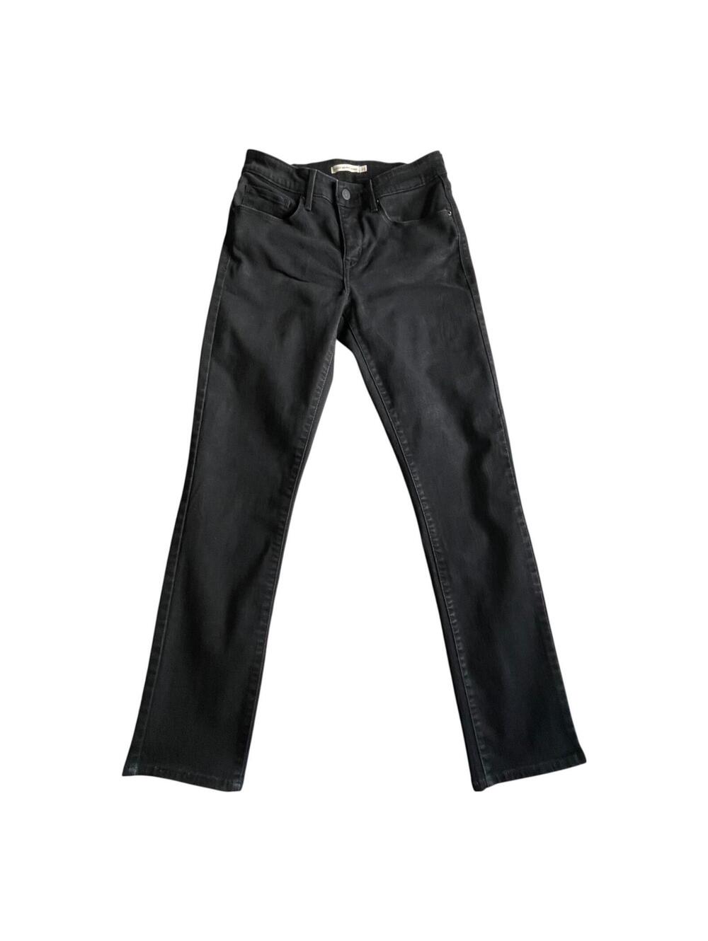 Levi's 710 Super Skinny Jeans Women's Black Mid‎ Rise 10
